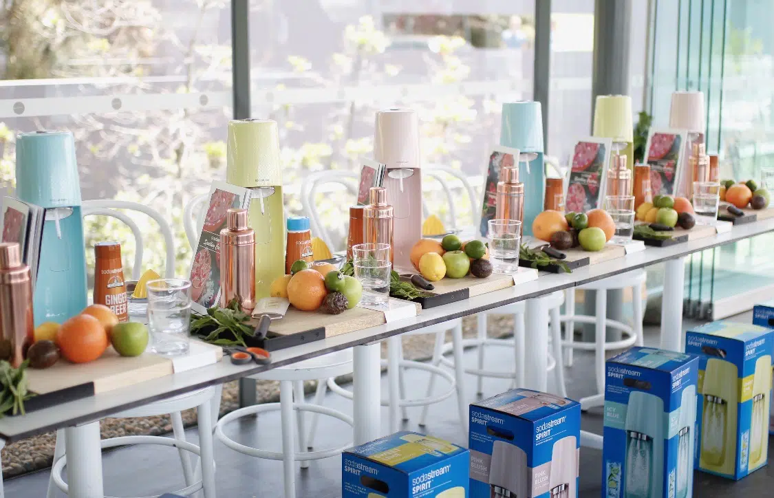 Event design and styling for Sodastream at Poolside Cafe Sydney