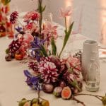 Modern and unique bridal table styling