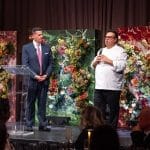 Chef Peter Gilmore on stage for Gala event in Sydney