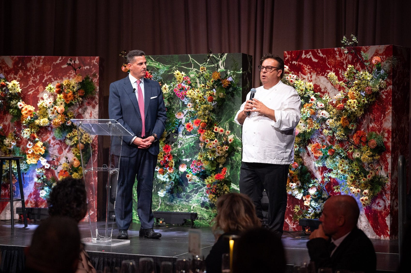 Chef Peter Gilmore on stage for Gala event in Sydney Chef Peter Gilmore on stage for Gala event in Sydney
