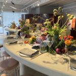 Private lunch tablescape styling by Rainy Sunday